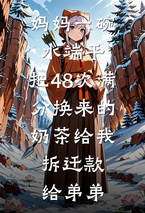 妈妈一碗水端平，把48次满分换来的奶茶给我，拆迁款给弟弟