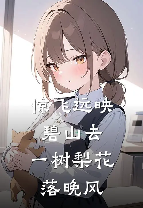 惊飞远映碧山去,一树梨花落晚风