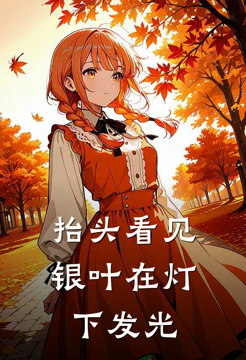 抬头看见银叶在灯下发光