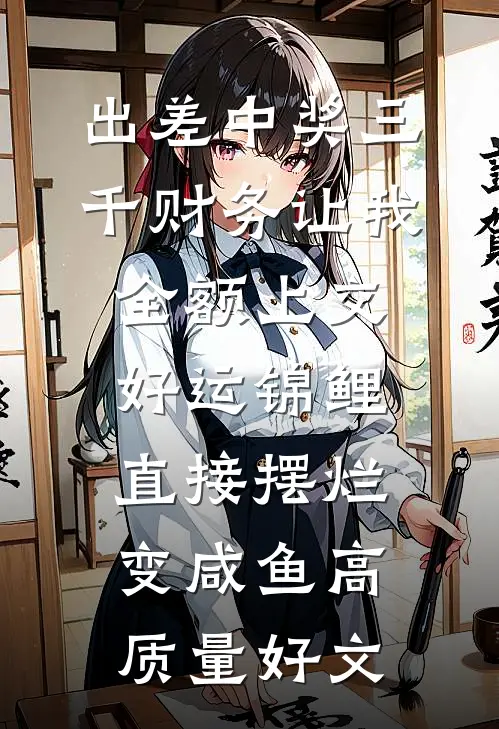 出差中奖三千财务让我全额上交，好运锦鲤直接摆烂变咸鱼高质量好文