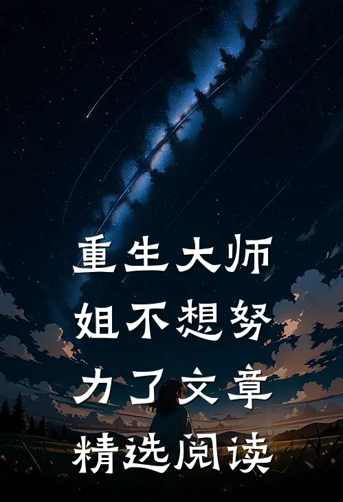 重生大师姐不想努力了文章精选阅读