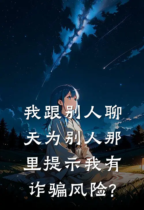 我跟别人聊天为别人那里提示我有诈骗风险?