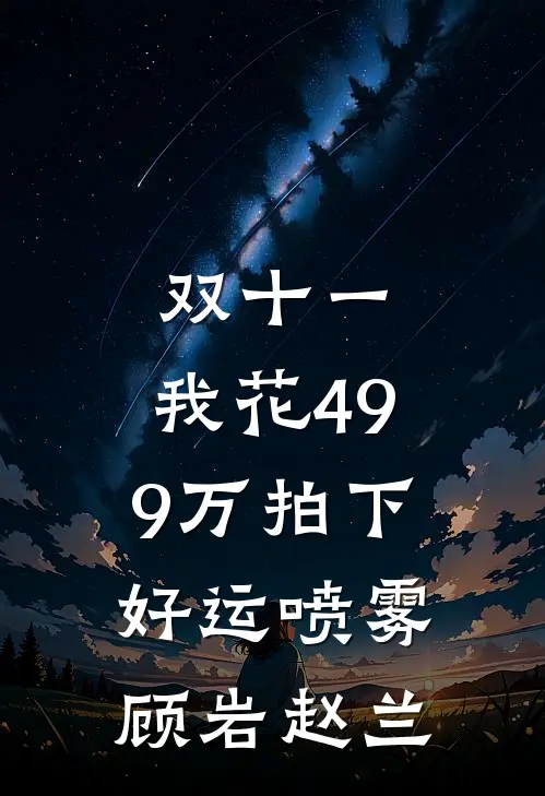 双十一，我花499万拍下好运喷雾顾岩赵兰