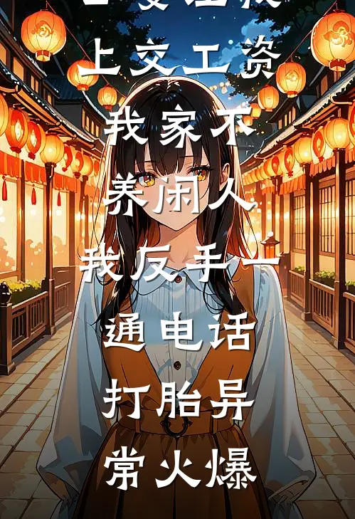 公婆让我上交工资：我家不养闲人，我反手一通电话：打胎异常火爆