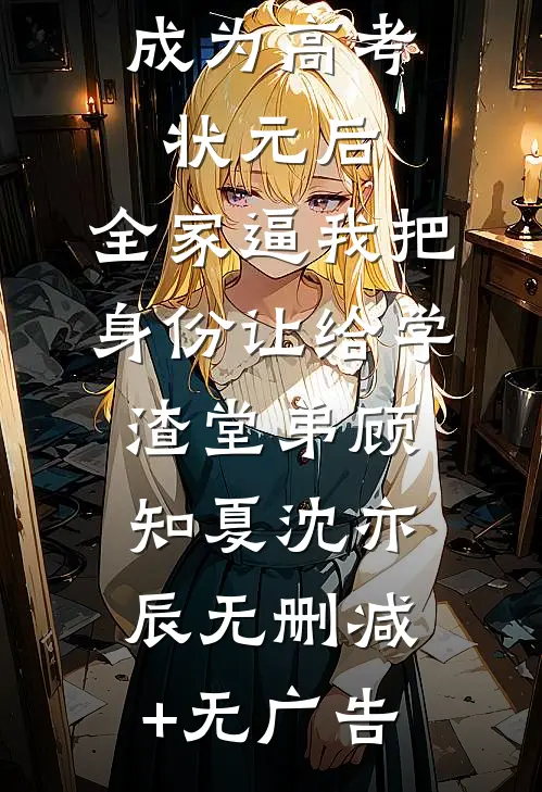 成为高考状元后，全家逼我把身份让给学渣堂弟顾知夏沈亦辰无删减+无广告