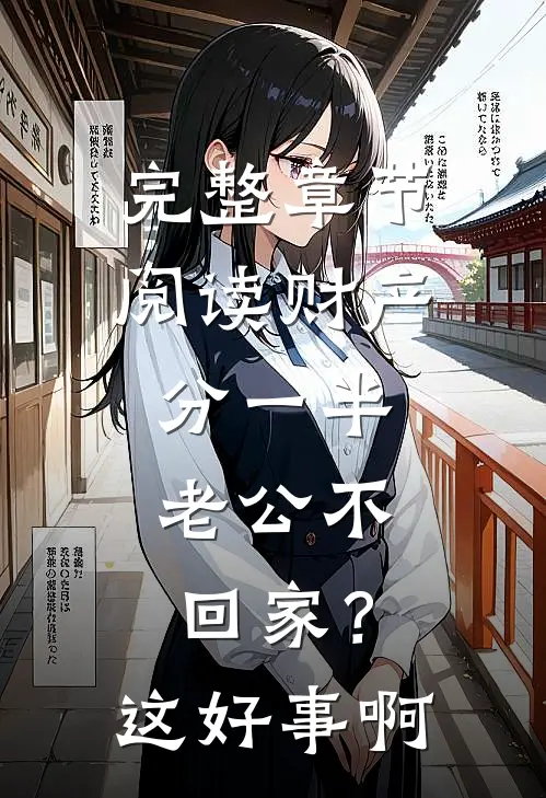 完整章节阅读财产分一半，老公不回家？这好事啊