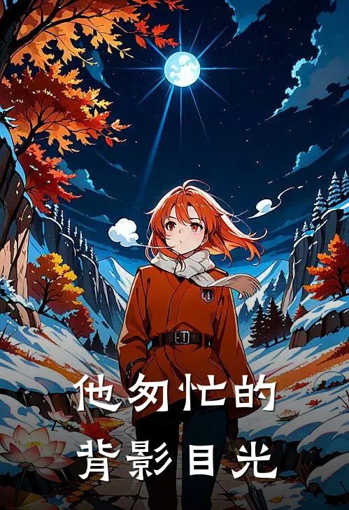 他匆忙的背影目光