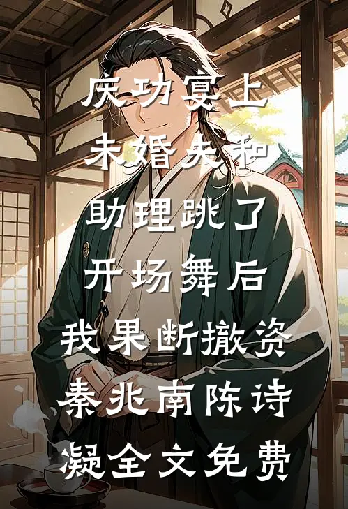 庆功宴上未婚夫和助理跳了开场舞后，我果断撤资秦兆南陈诗凝全文免费