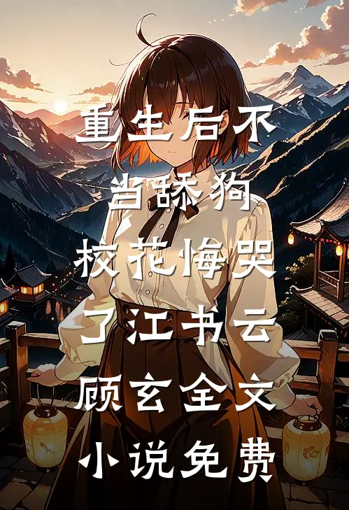 重生后不当舔狗，校花悔哭了江书云顾玄全文小说免费