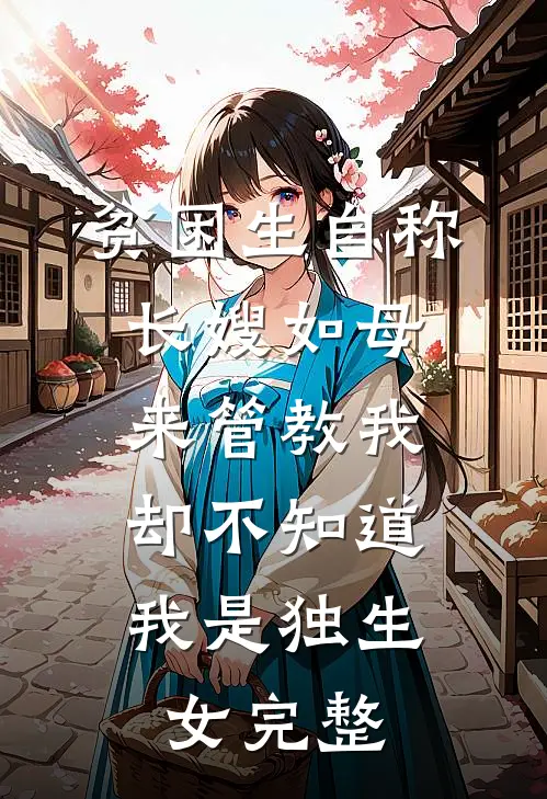 贫困生自称长嫂如母来管教我，却不知道我是独生女完整
