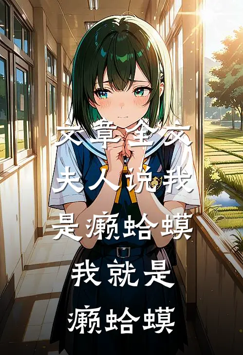 文章全文夫人说我是癞蛤蟆，我就是癞蛤蟆