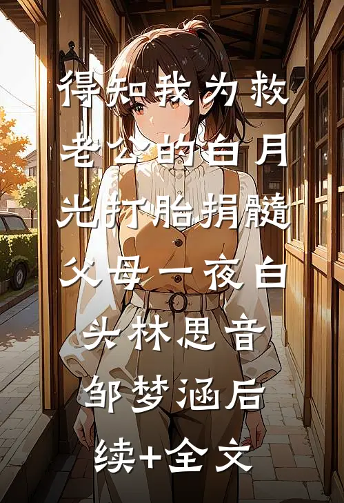 得知我为救老公的白月光打胎捐髓，父母一夜白头林思音邹梦涵后续+全文