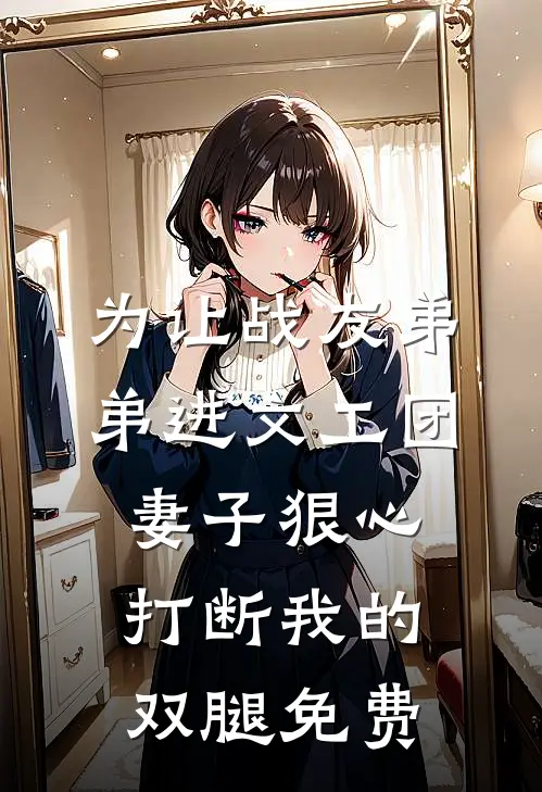为让战友弟弟进文工团，妻子狠心打断我的双腿免费