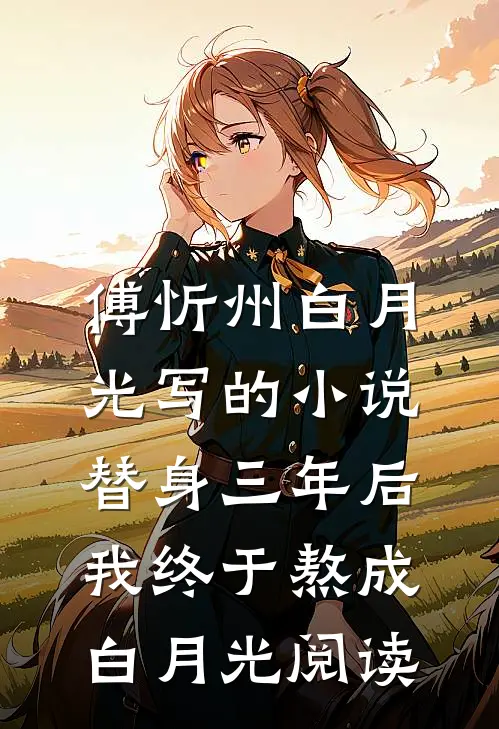 傅忻州白月光写的小说替身三年后，我终于熬成白月光阅读