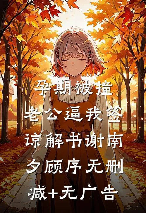 孕期被撞，老公逼我签谅解书谢南夕顾序无删减+无广告