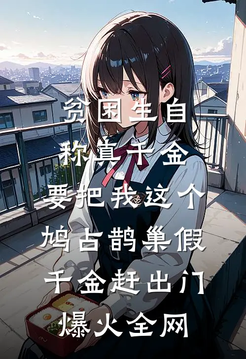贫困生自称真千金，要把我这个鸠占鹊巢假千金赶出门爆火全网