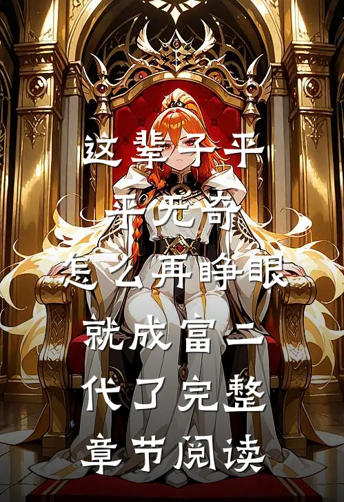 这辈子平平无奇，怎么再睁眼就成富二代了完整章节阅读