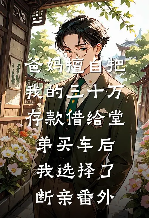 爸妈擅自把我的三十万存款借给堂弟买车后，我选择了断亲番外