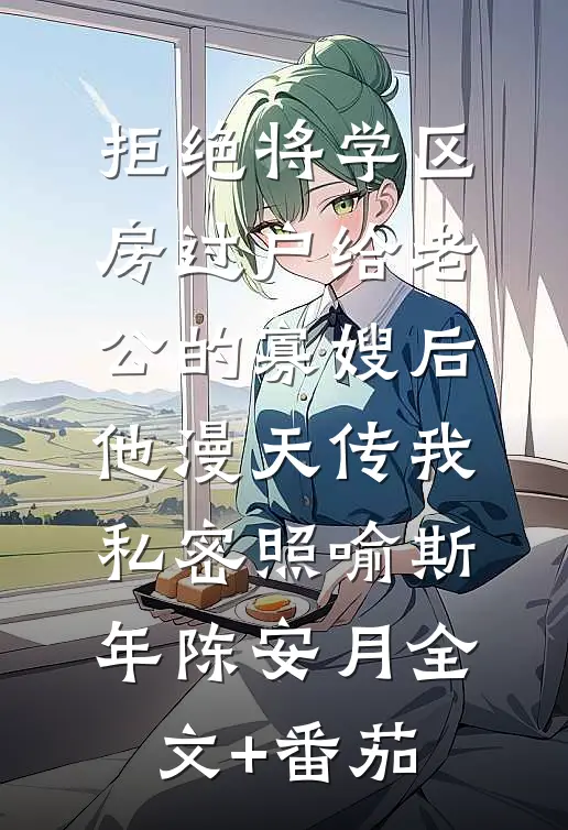 拒绝将学区房过户给老公的寡嫂后，他漫天传我私密照喻斯年陈安月全文+番茄
