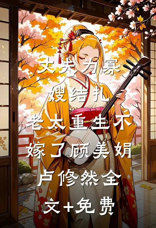 丈夫为寡嫂结扎，老太重生不嫁了顾美娟卢修然全文+免费