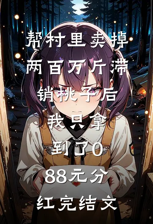 帮村里卖掉两百万斤滞销桃子后，我只拿到了0.88元分红完结文