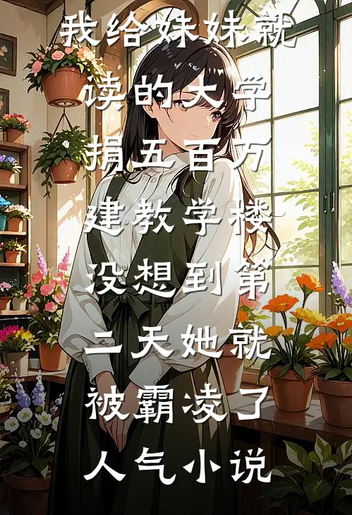 我给妹妹就读的大学捐五百万建教学楼，没想到第二天她就被霸凌了人气小说