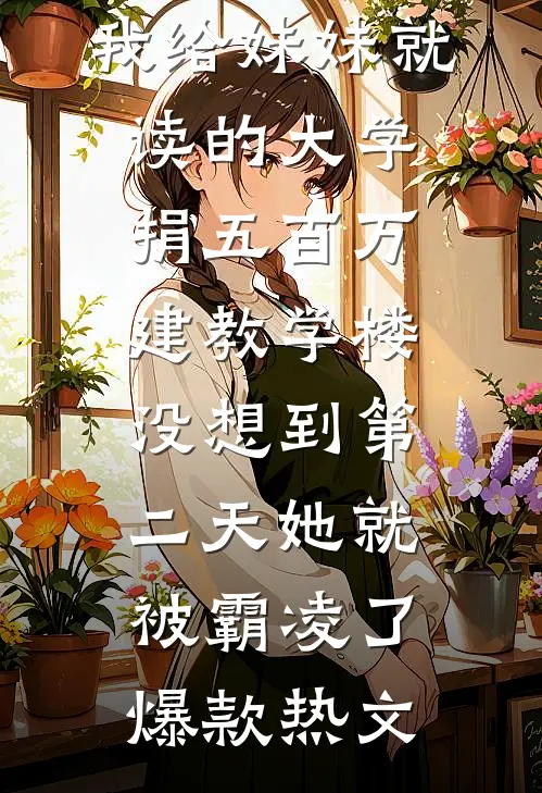 我给妹妹就读的大学捐五百万建教学楼，没想到第二天她就被霸凌了爆款热文