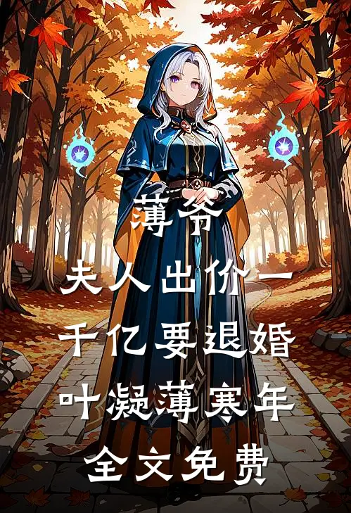 薄爷，夫人出价一千亿要退婚叶凝薄寒年全文免费