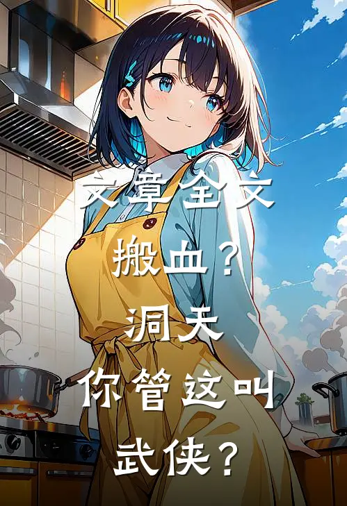文章全文搬血？洞天，你管这叫武侠？