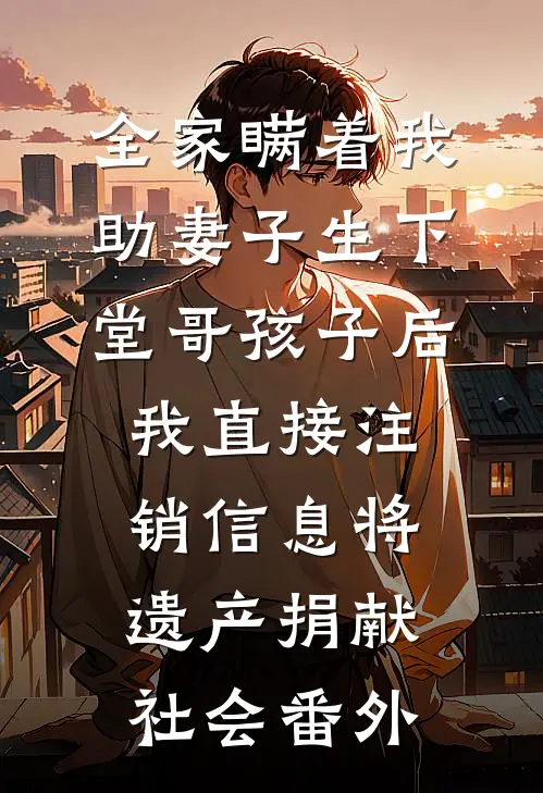 全家瞒着我助妻子生下堂哥孩子后，我直接注销信息将遗产捐献社会 番外