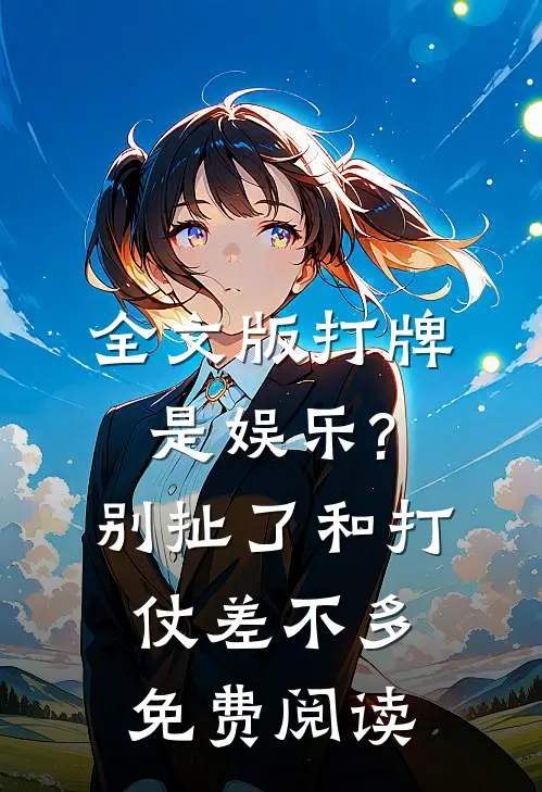 全文版打牌是娱乐?别扯了,和打仗差不多免费阅读