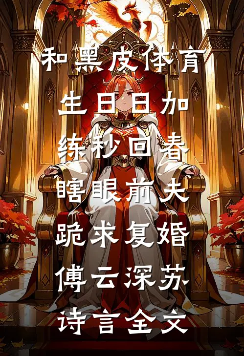 和黑皮体育生日日加练秒回春，瞎眼前夫跪求复婚傅云深苏诗言全文