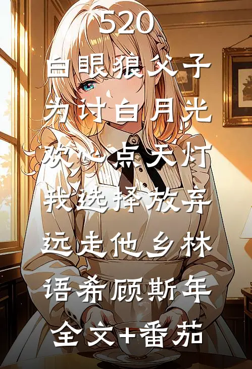 520，白眼狼父子为讨白月光欢心点天灯，我选择放弃远走他乡林语希顾斯年全文+番茄