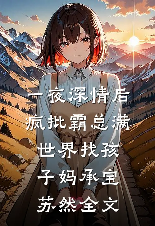 一夜深情后，疯批霸总满世界找孩子妈承宝苏然全文