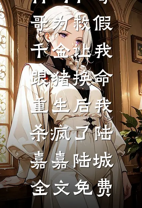 竹马和哥哥为救假千金让我跟猪换命，重生后我杀疯了陆嘉嘉陆城全文免费