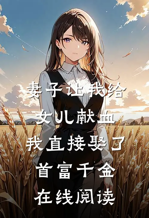 妻子让我给女儿献血，我直接娶了首富千金在线阅读