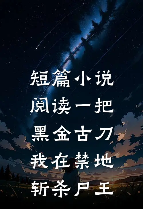 短篇小说阅读一把黑金古刀，我在禁地斩杀尸王