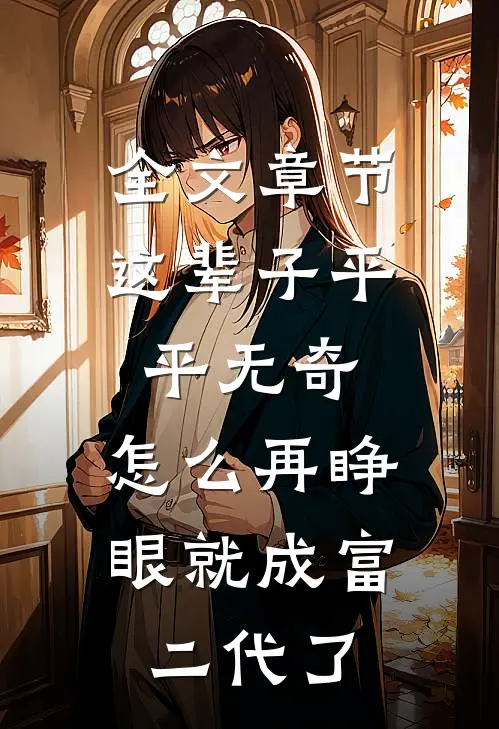 全文章节这辈子平平无奇，怎么再睁眼就成富二代了