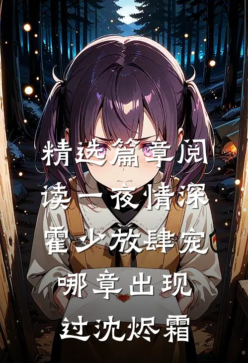 精选篇章阅读一夜情深:霍少放肆宠哪章出现过沈烬霜