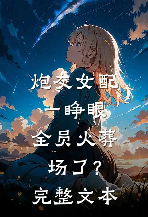 炮灰女配一睁眼，全员火葬场了？完整文本