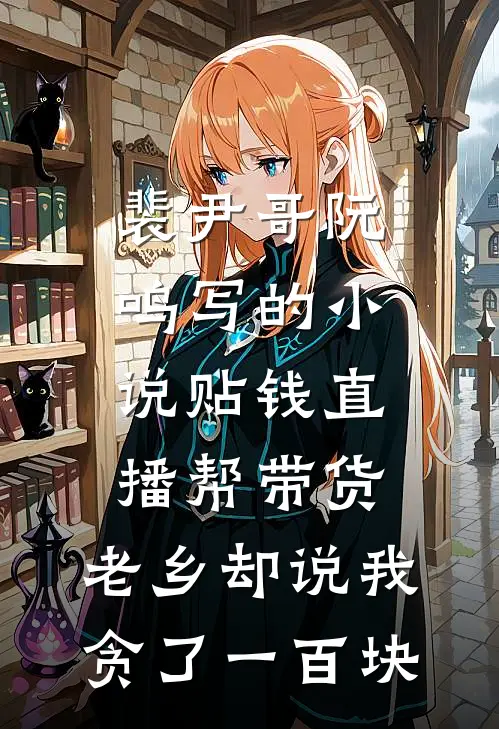 裴尹哥阮鸣写的小说贴钱直播帮带货，老乡却说我贪了一百块