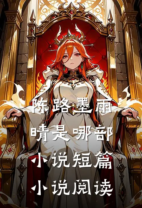 陈路墨雨晴是哪部小说短篇小说阅读