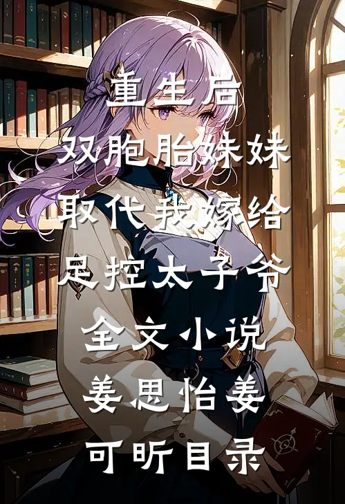 重生后，双胞胎妹妹取代我嫁给足控太子爷全文小说姜思怡姜可昕目录