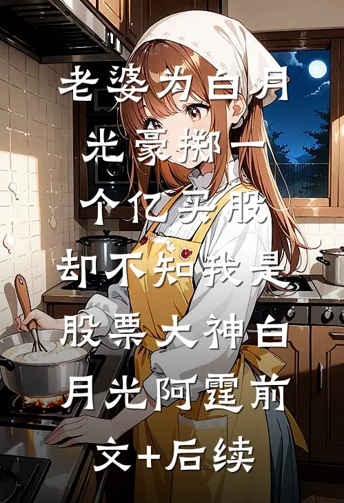 老婆为白月光豪掷一个亿买股，却不知我是股票大神白月光阿霆前文+后续