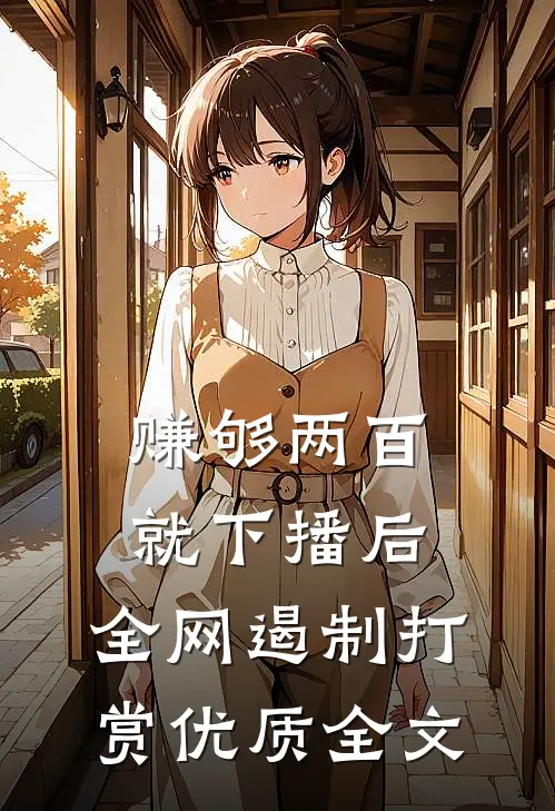 赚够两百就下播后，全网遏制打赏优质全文