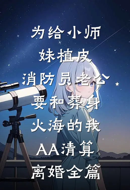 为给小师妹植皮，消防员老公要和葬身火海的我AA清算离婚全篇