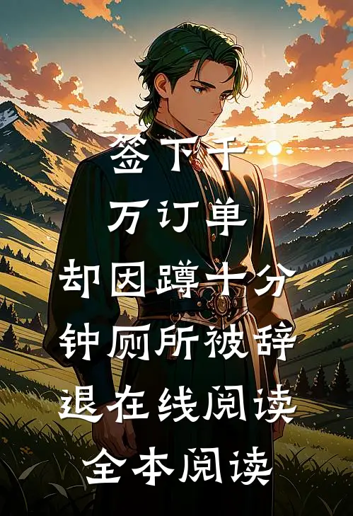 签下千万订单，却因蹲十分钟厕所被辞退在线阅读全本阅读