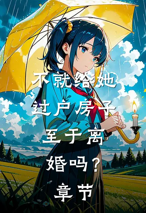 不就给她过户房子，至于离婚吗？章节