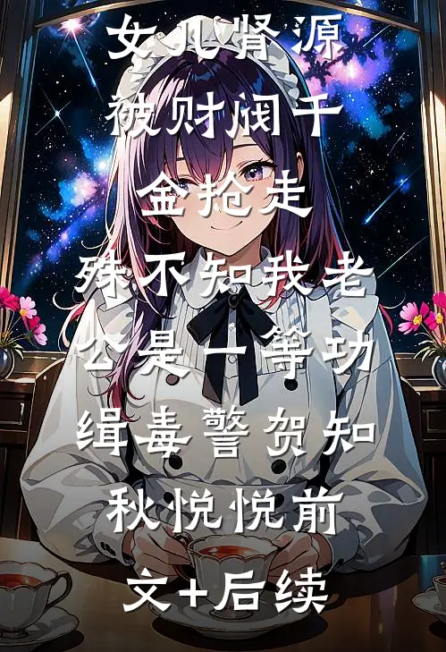 女儿肾源被财阀千金抢走，殊不知我老公是一等功缉毒警贺知秋悦悦前文+后续