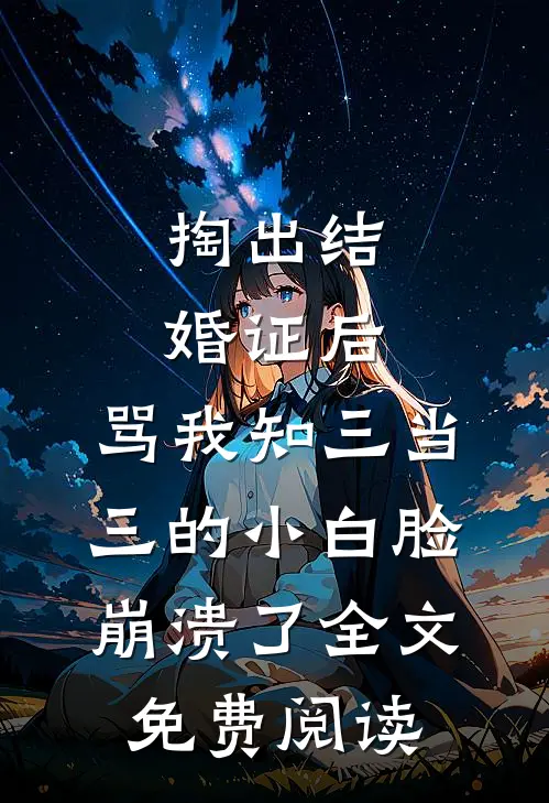 掏出结婚证后，骂我知三当三的小白脸崩溃了全文免费阅读